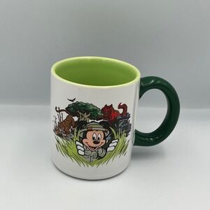 Disney's Animal Kingdom Coffee Mug Mickey Mouse Safari Cup KELLY Personalization